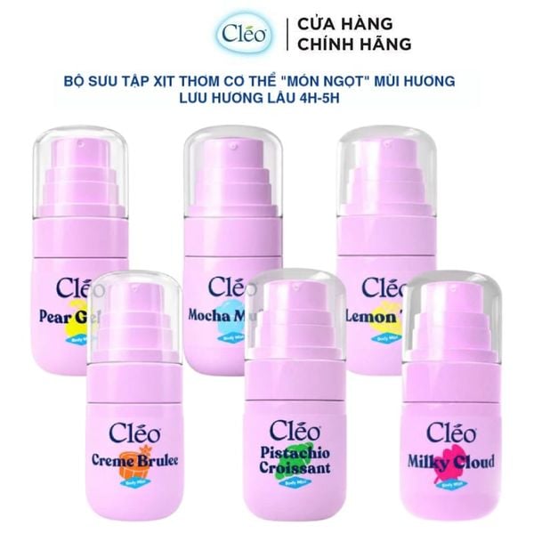  Combo 3 Chai Xịt Thơm Toàn Thân Cleo Body Mist 
