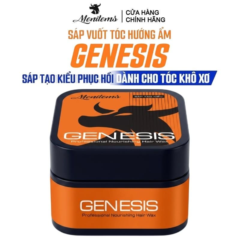 Sáp Vuốt Tóc Hướng Ẩm Menitems Genesis Profesional Nourishing Hair Wax 50g