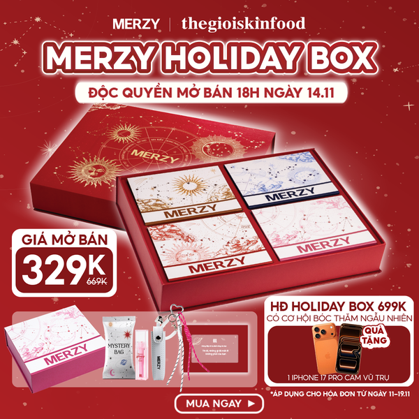  [PRE-ORDER] Hộp Quà Điều Ước Merzy Holiday’25 Bundle 