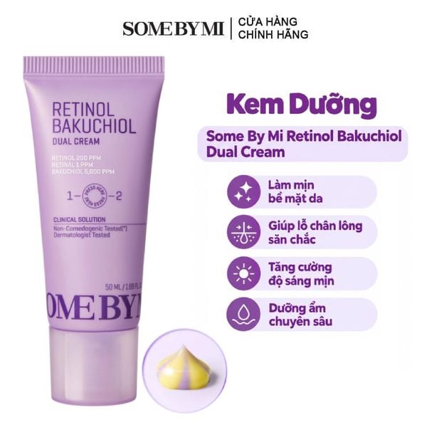  Kem Dưỡng Some By Mi Retinol Bakuchiol Dual Cream 50ml 