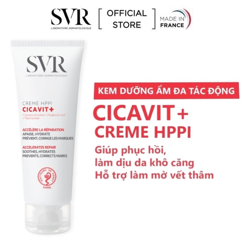 Kem Dưỡng SVR Làm Dịu, Hỗ Trợ Phục Hồi, Mờ Thâm Cicavit+ Creme HPPI 40ml