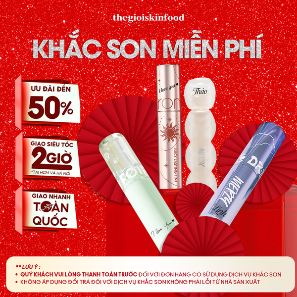  Sản Phẩm Có Dịch Vụ Khắc Son Miễn Phí - Son Merzy, Romand, FOIF, Romand #23 (Starry Edition) 