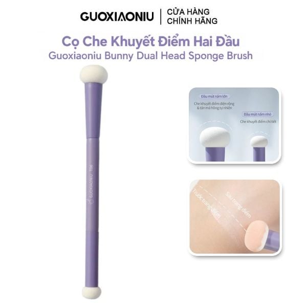  Cọ Che Khuyết Điểm Hai Đầu Guoxiaoniu Bunny Dual Head Sponge Brush 