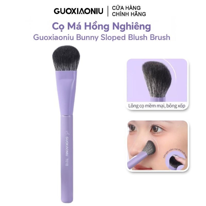 Cọ Má Hồng Nghiêng Guoxiaoniu Bunny Sloped Blush Brush