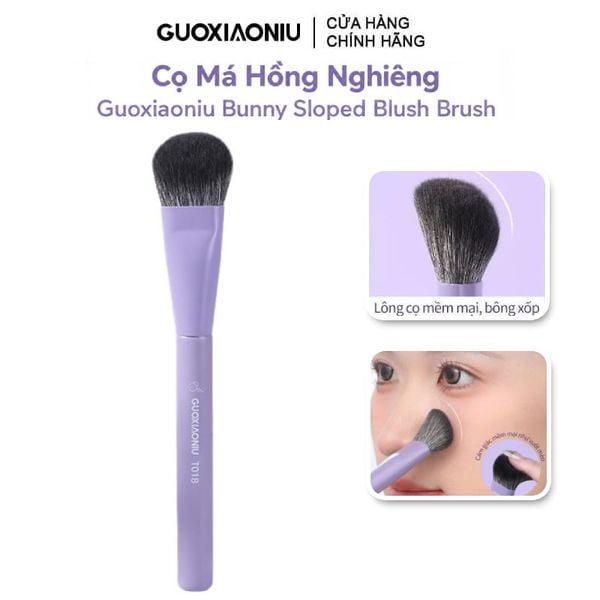  Cọ Má Hồng Nghiêng Guoxiaoniu Bunny Sloped Blush Brush 