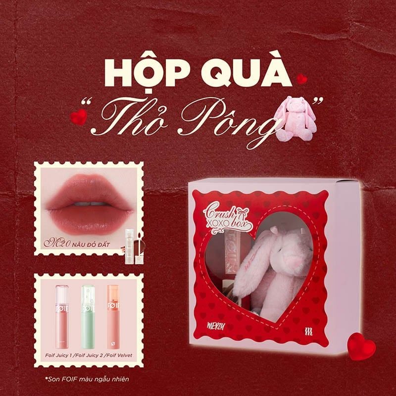 Hộp Quà Tình Yêu Merzy Crush Box