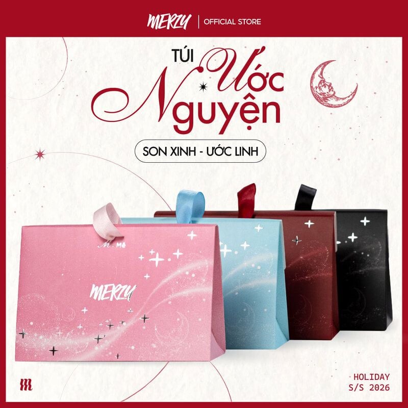 [Pre-Oder] Túi Quà Mỹ Phẩm Ước Nguyện M-Bag Merzy Holiday’26 Bundle