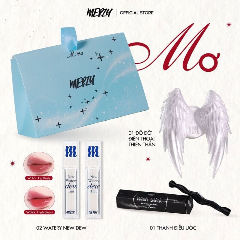 [Pre-Oder] Túi Quà Mỹ Phẩm Ước Nguyện M-Bag Merzy Holiday’26 Bundle