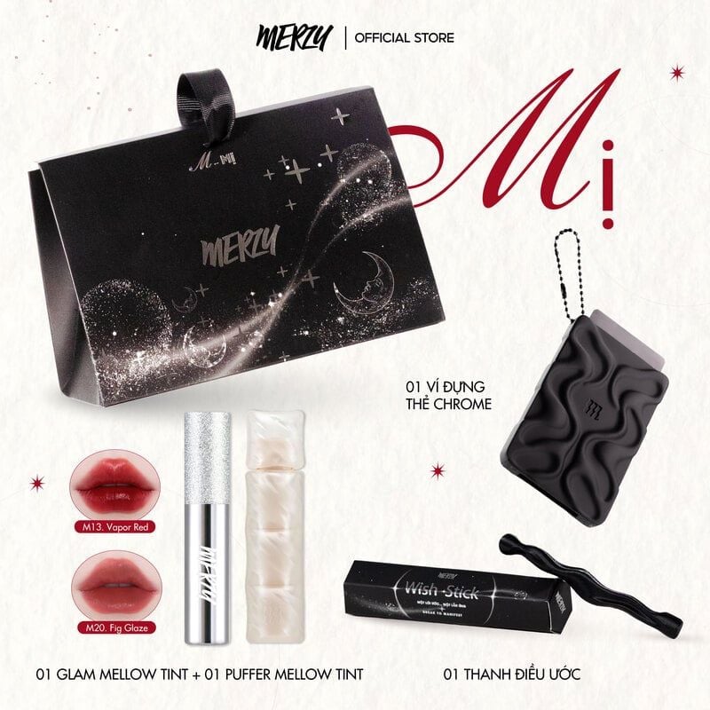 [Pre-Oder] Túi Quà Mỹ Phẩm Ước Nguyện M-Bag Merzy Holiday’26 Bundle