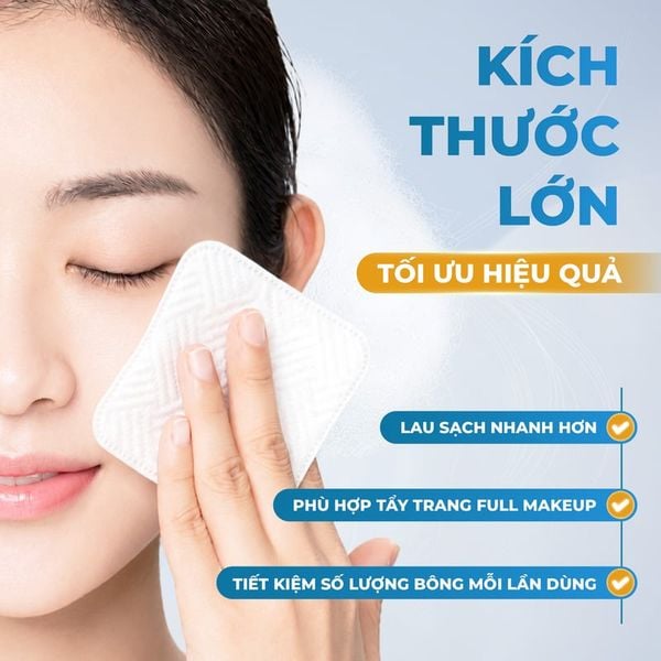 Bông Tẩy Trang Mềm Mịn Kokimi 