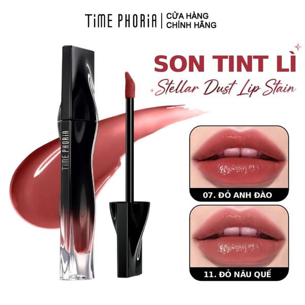  Son Tint Lì Time Phoria Bền Màu, Lâu Trôi Stellar Dust Lip Stain 5ml 