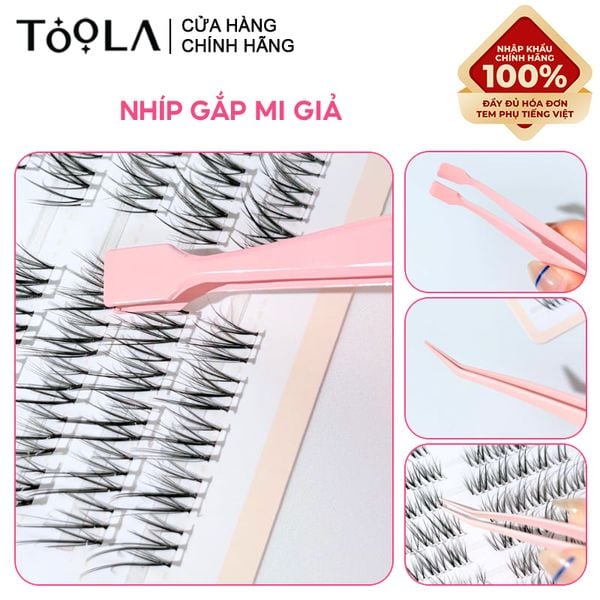  Nhíp Gắp Mi Giả TOOLA Eyelash tweezer 