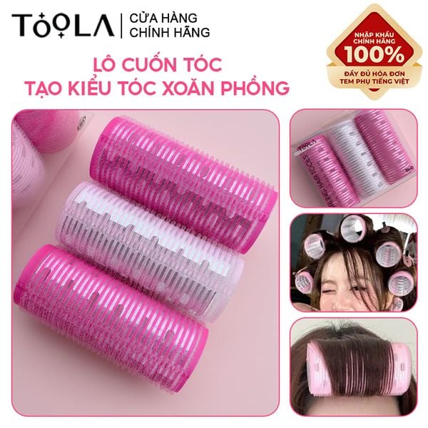  Lô Cuốn Tóc TOOLA Tạo Kiểu Tóc Xoăn Phồng Curling Hair Tools 