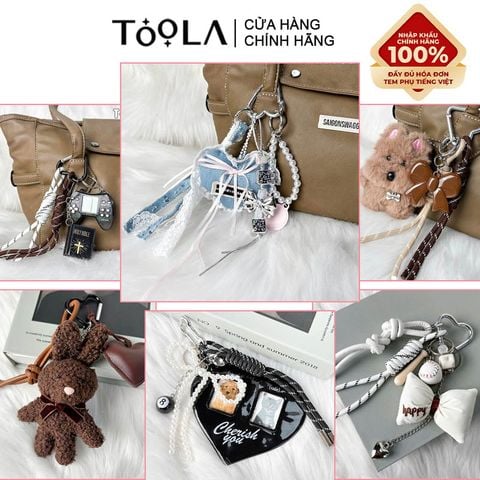  [NHẬP KHẨU] Móc Khóa Túi Xách Cao Cấp TOOLA Đa Đạng Mẫu, Thời Trang, Phong Cách Sang Trọng, Hiện Đại 