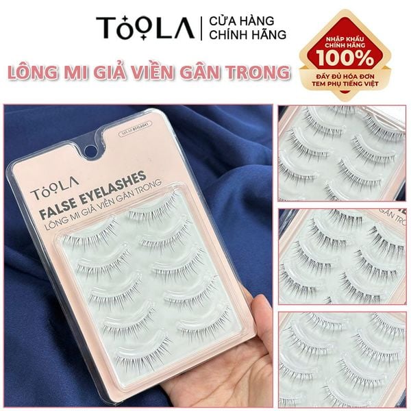  Lông Mi Giả Viền Gân Trong TOOLA Mềm Mại, Không Nặng Mắt 