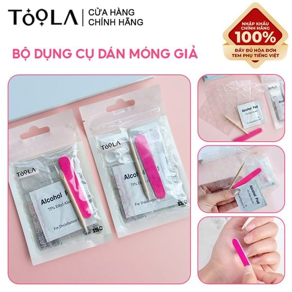  Bộ Dụng Cụ Dán Móng Giả TOOLA Nail Stickers - BT-TLA097 