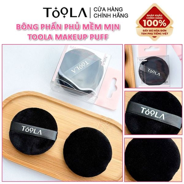  Bông Phấn Phủ Mềm Mịn TOOLA Makeup Puff - BT-TLA090 