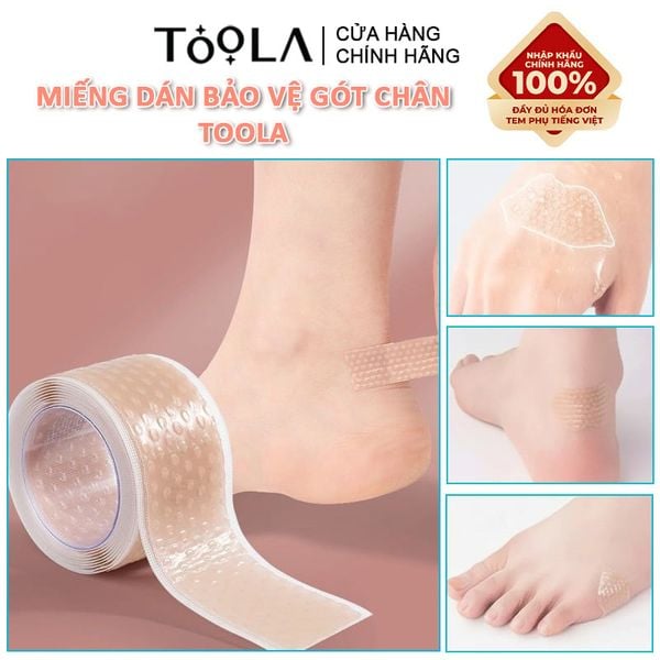  Miếng Dán Bảo Vệ Gót Chân TOOLA - 20 Miếng 