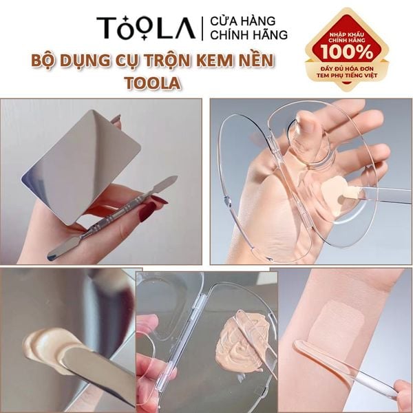  [NHẬP KHẨU] Bộ Dụng Cụ Trộn Kem Nền TOOLA 