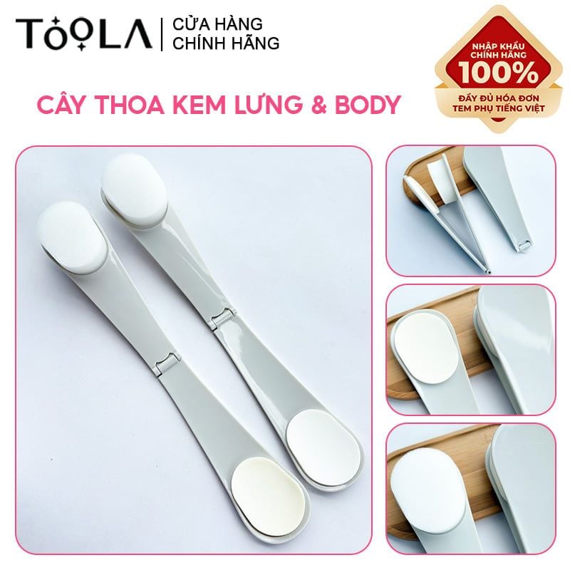 Cây Thoa Kem Lưng & Body TOOLA Body Smearing Cream Brush - BT-TLA075