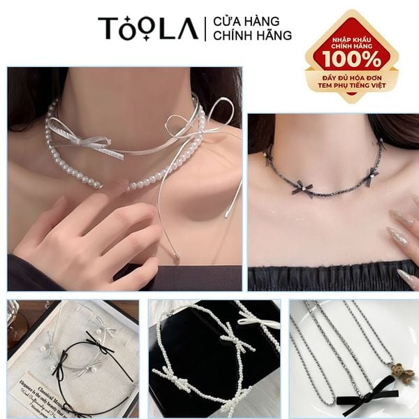  [NHẬP KHẨU] Vòng Cổ TOOLA Nhiều Lớp, Phong Cách Thời Trang Nữ Tính Sang Trọng 