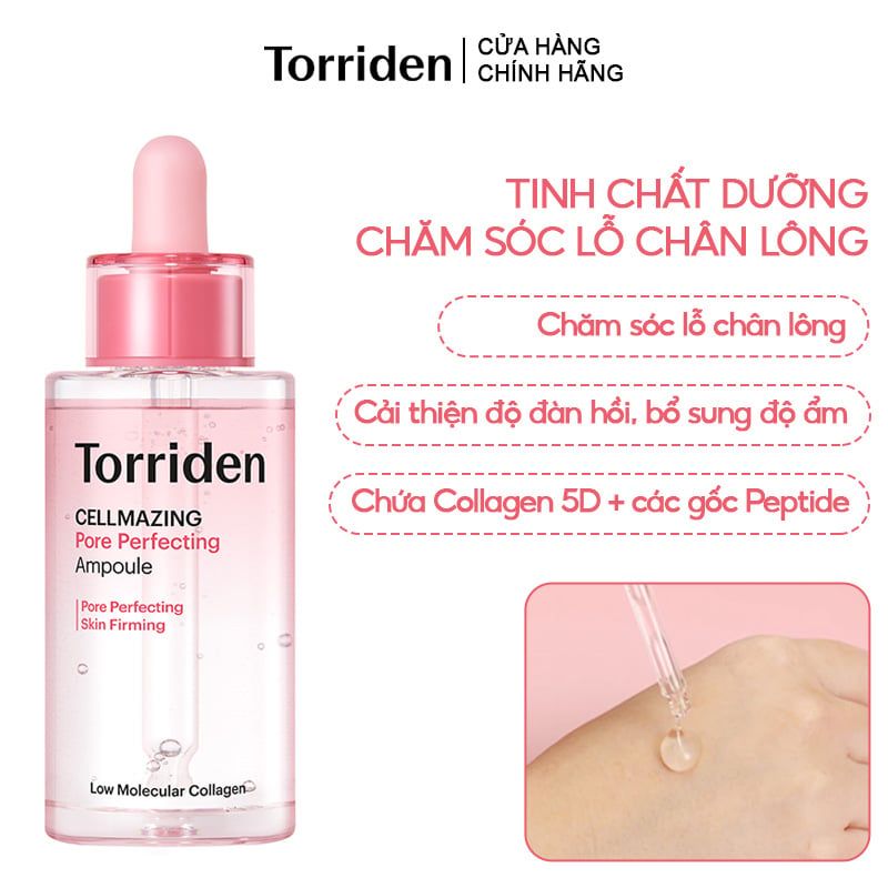 Serum Torriden Chăm Sóc Lỗ Chân Lông Cellmazing Pore Perfecting Ampoule 30ml