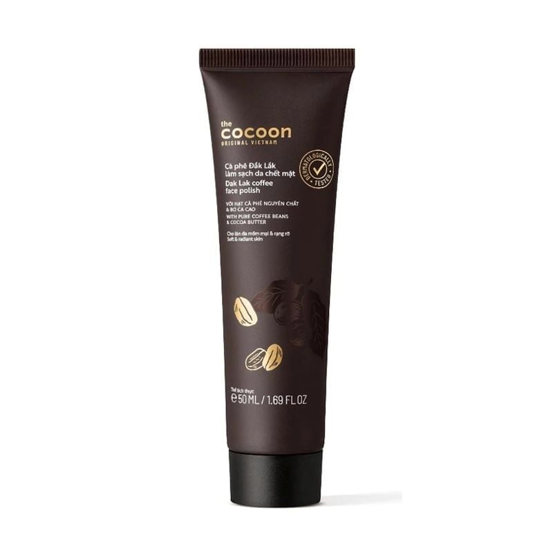 Kem Tẩy Da Chết Cocoon Chiết Xuất Cà Phê Đắk Lắk Dak Lak Coffee Face Polish 150ml