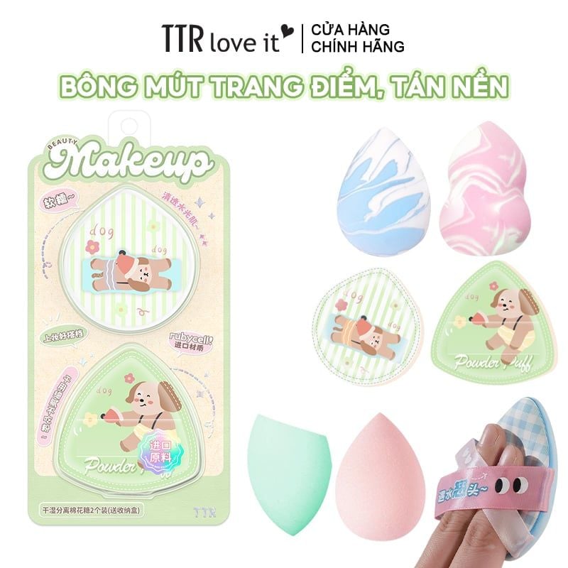 Bông Mút Trang Điểm, Tán Nền TTR Makeup Puff