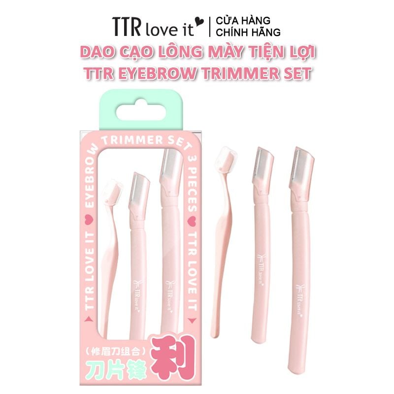 Set Dao Cạo Lông Mày Tiện Lợi TTR Eyebrow Trimmer Set - CM-XD2607