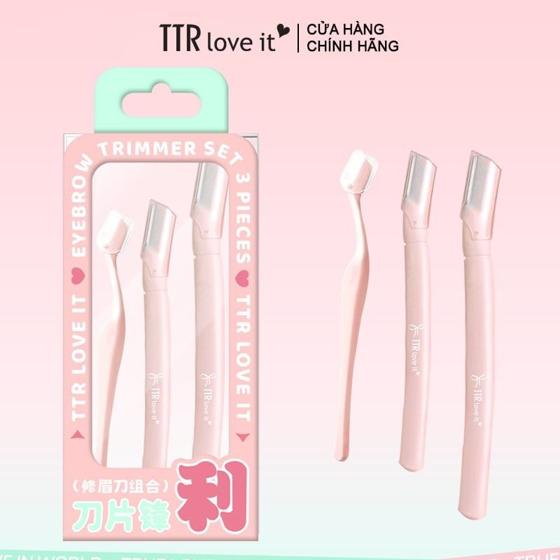 Set Dao Cạo Lông Mày Tiện Lợi TTR Eyebrow Trimmer Set - CM-XD2607
