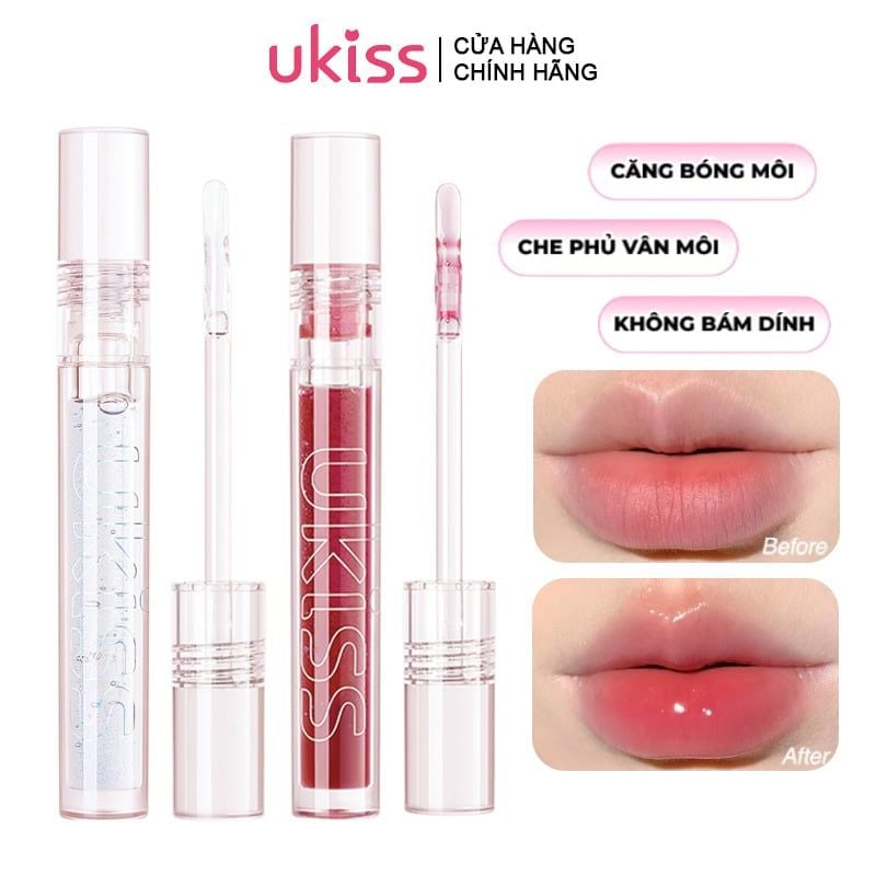 Son Bóng UKISS Dưỡng Môi Căng Mọng Star Jelly Ice Lip Oil 2ml