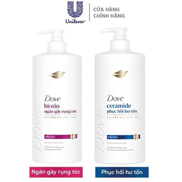  Dầu Gội Dove Ngăn Gãy Rụng Và Hỗ Trợ Phục Hồi Tóc 640g 