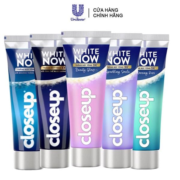  Kem Đánh Răng Closeup Hỗ Trợ Trắng Bật Tông White Now 100g 