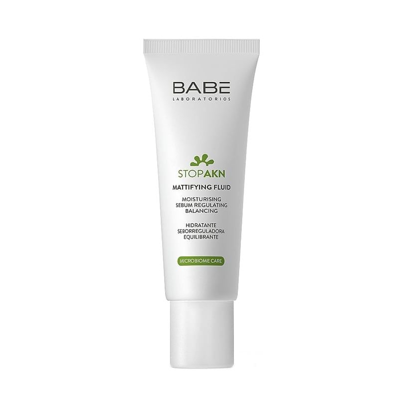 Kem Dưỡng LABORATORIOS BABÉ Kiềm Dầu, Hỗ Trợ Giảm Mụn Stop Akn Mattifying Fluid 50ml