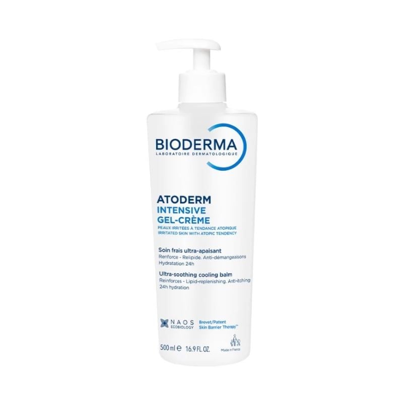 Kem Dưỡng Ẩm Bioderma Làm Dịu Dạng Gel Cho Da Rất Khô Atoderm Intensive Gel-Creme 500ml