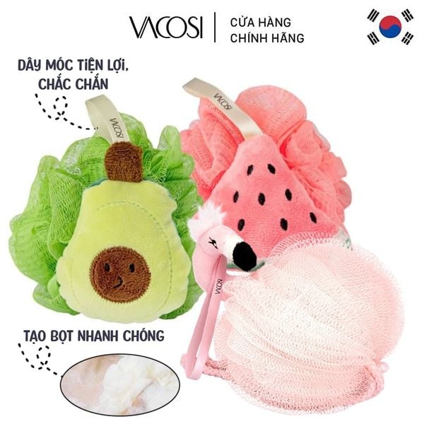  Bông Tắm Tạo Bọt Vacosi Bath Sponge 