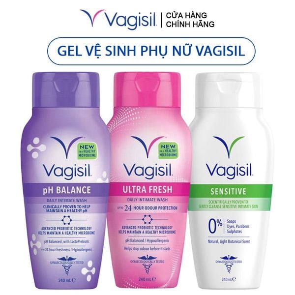  Dung Dịch Vệ Sinh Phụ Nữ Dạng Gel Vagisil Daily Intimate Wash 240ml 