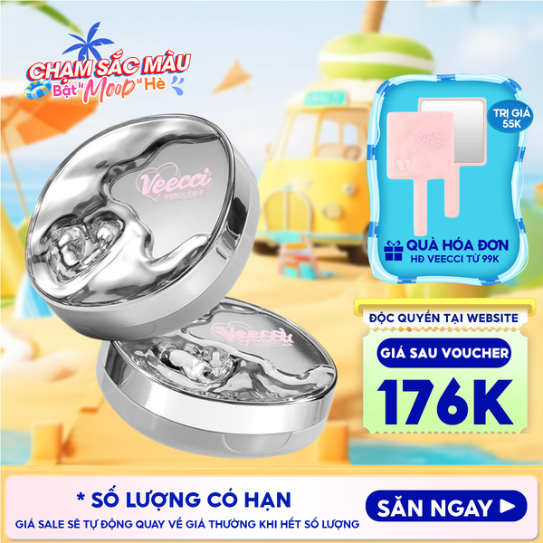  Phấn Nước Cấp Ẩm, Kiềm Dầu, Lâu Trôi VEECCI Essence Lock Makeup Mesh Cushion Cream 10g 