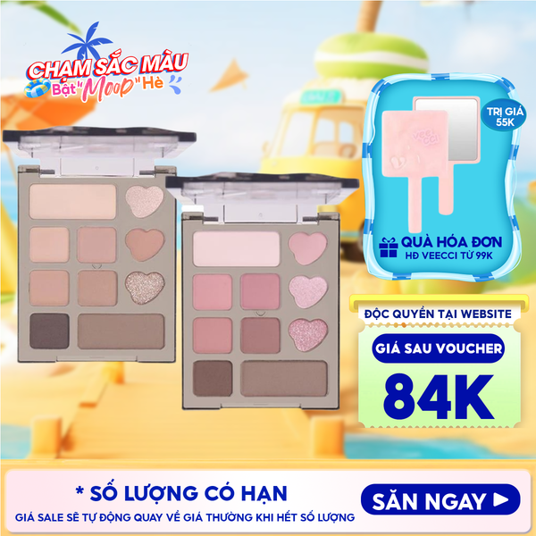  Bảng Phấn Mắt VEECCI 10 Ô Glamorous Dreamland 10 Color Eyeshadow 