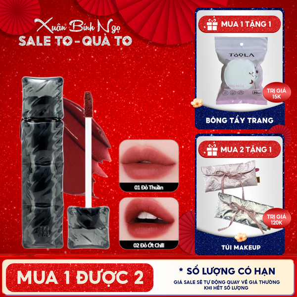  [NEW][V6 PUFFER][SON PHAO] Son Kem Lì Merzy Bền Màu, Lâu Trôi Puffer Velvet Tint 3.7g 