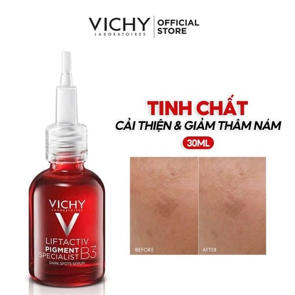  Tinh Chất Giúp Cải Thiện & Ngăn Ngừa Thâm Nám Đốm Nâu Toàn Diện Vichy Liftactiv B3 Dark Spots Serum 30ml 