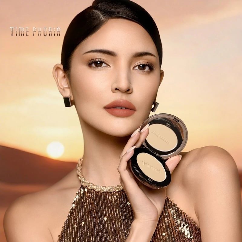 Phấn Phủ Nền Time Phoria Dạng Nén, Kiềm Dầu, Che Phủ Cao Timeless Optima Cover-Blur Skin Perfection Powder Foundation 8.5g