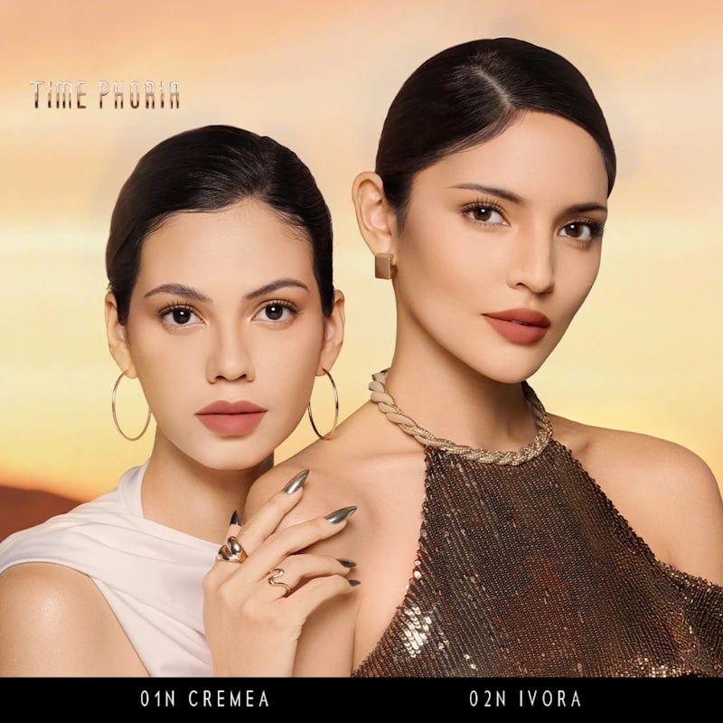 Phấn Phủ Nền Time Phoria Dạng Nén, Kiềm Dầu, Che Phủ Cao Timeless Optima Cover-Blur Skin Perfection Powder Foundation 8.5g