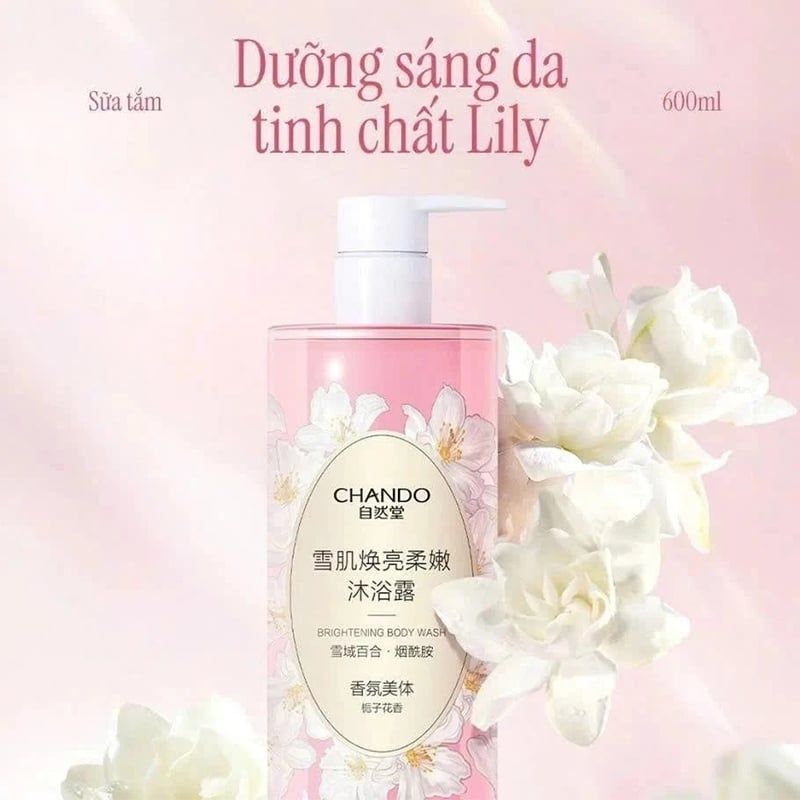 Sữa Tắm CHANDO Himalaya Dưỡng Trắng Da Brightening Body Wash