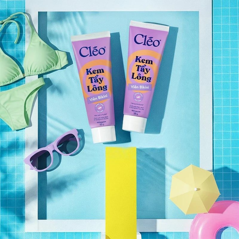 Kem Tẩy Lông Viền Bikini CLEO Từ Khoai Tây & Mật Ong Hair Removal Cream - Bikini Line 50g