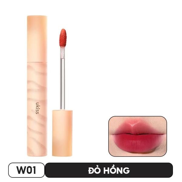  Son Tint Bóng UKISS Bền Màu, Lâu Trôi Ginger Cat Trek Water Tint 3.3g 