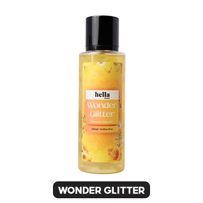 Xịt Thơm Có Nhũ Hương Trái Cây Hella Beauty Shimmer Body Mist 250ml