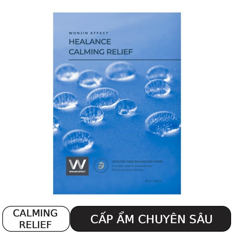 Mặt Nạ Cấp Ẩm, Dưỡng Sáng, Phục Hồi Da Wonjin Effect Healance Flash Glow Mask