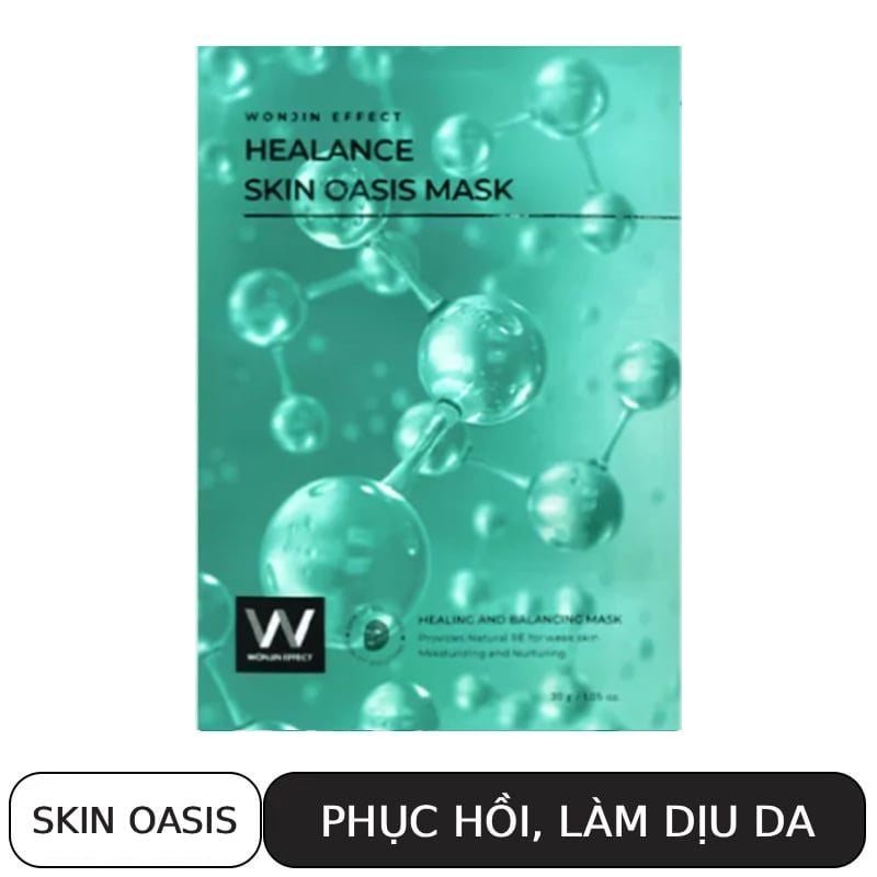 Mặt Nạ Cấp Ẩm, Dưỡng Sáng, Phục Hồi Da Wonjin Effect Healance Flash Glow Mask