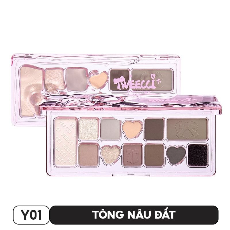 Bảng Phấn Mắt VEECCI 11 Ô Ribbon Fantasy 11 Color Eyeshadow Palette